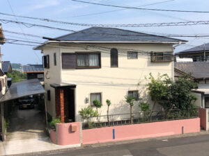 鹿児島市　外壁・屋根塗装工事　施工事例　｜M様邸｜【リビングプラザ滝の神】鹿児島市・姶良市・日置市・リフォーム・塗装・外構・造園