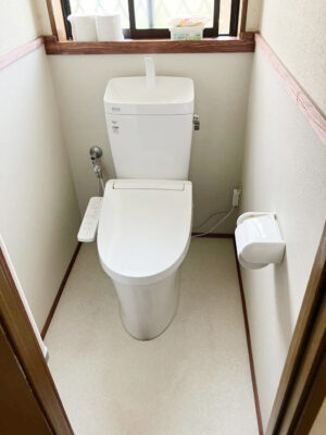 鹿児島市 トイレ・内装リフォーム工事 施工事例 |S様邸|【リビングプラザ滝の神】鹿児島市・姶良市・日置市伊集院・リフォーム・塗装・外構・造園