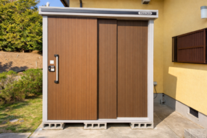 鹿児島市・物置設置工事・Ｓ様邸施工例【鹿児島市・姶良市・伊集院・リフォーム・リノベーション・外壁塗装・屋根塗装・ガーデン・エクステリア・外構・造園】リビングプラザ滝の神