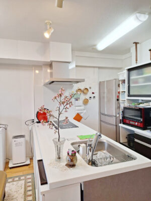 鹿児島市　キッチンリフォーム工事　Ｆ様邸施工事例【鹿児島市・姶良市・伊集院・リフォーム・リノベーション・外壁塗装・屋根塗装・ガーデン・エクステリア・外構・造園】リビングプラザ滝の神