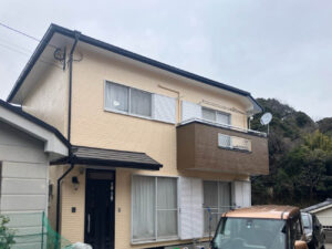 鹿児島市　外壁塗装・屋根葺き替え工事　施工事例　｜Ｍ様邸｜【鹿児島市・姶良市・伊集院・リフォーム・リノベーション・外壁塗装・屋根塗装・ガーデン・エクステリア・外構・造園】リビングプラザ滝の神