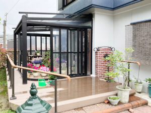 鹿児島市・手すり設置工事・Ｋ様邸施工例【鹿児島市・姶良市・伊集院・リフォーム・リノベーション・外壁塗装・屋根塗装・ガーデン・エクステリア・外構・造園】リビングプラザ滝の神